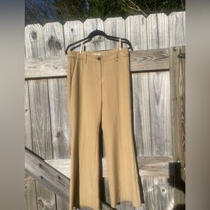 LOFT Tan Wide Leg Pants